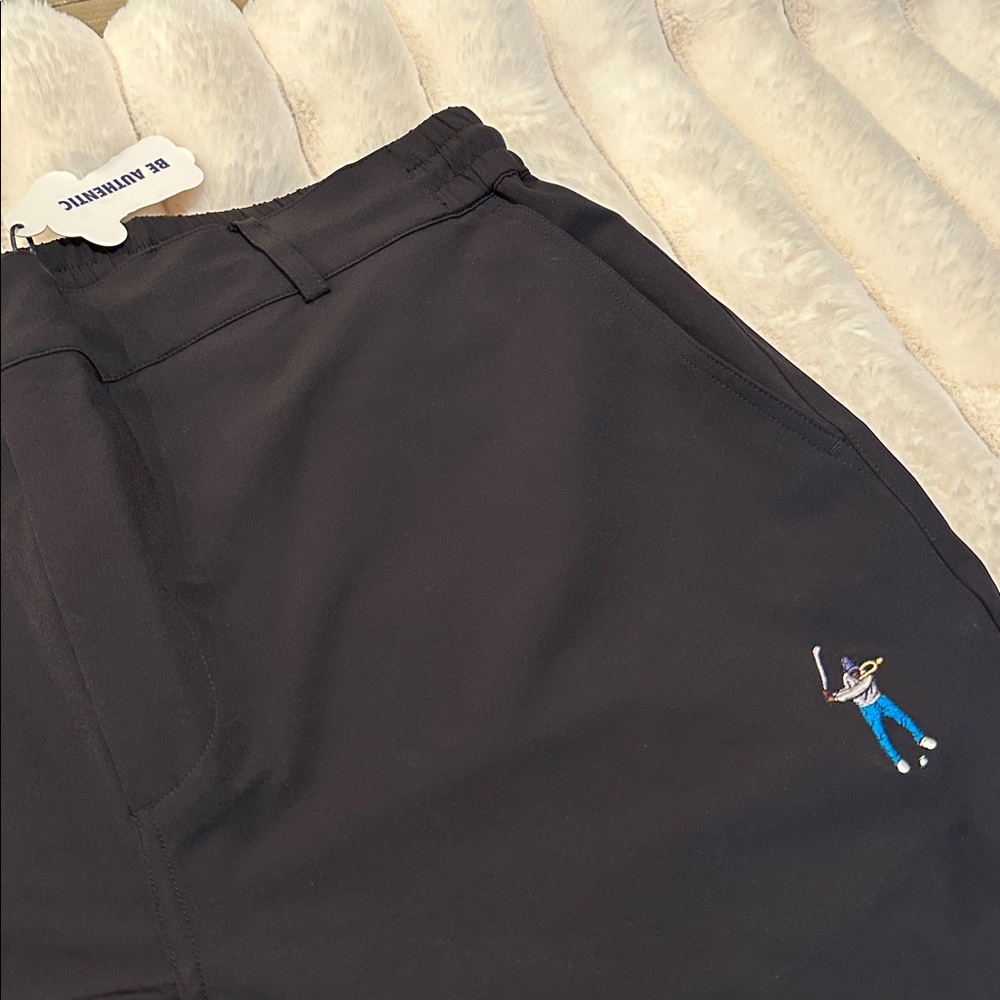Men's Navy Jogger Pants - Picture 2 of 5